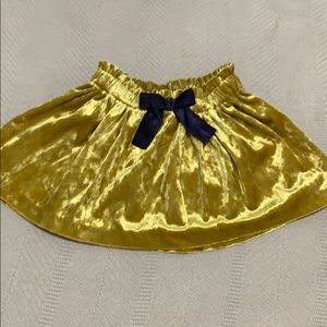 Gold skirt